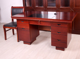 贴木皮办公桌1.2米1.4米现货办公台电脑桌特价写字台办公桌